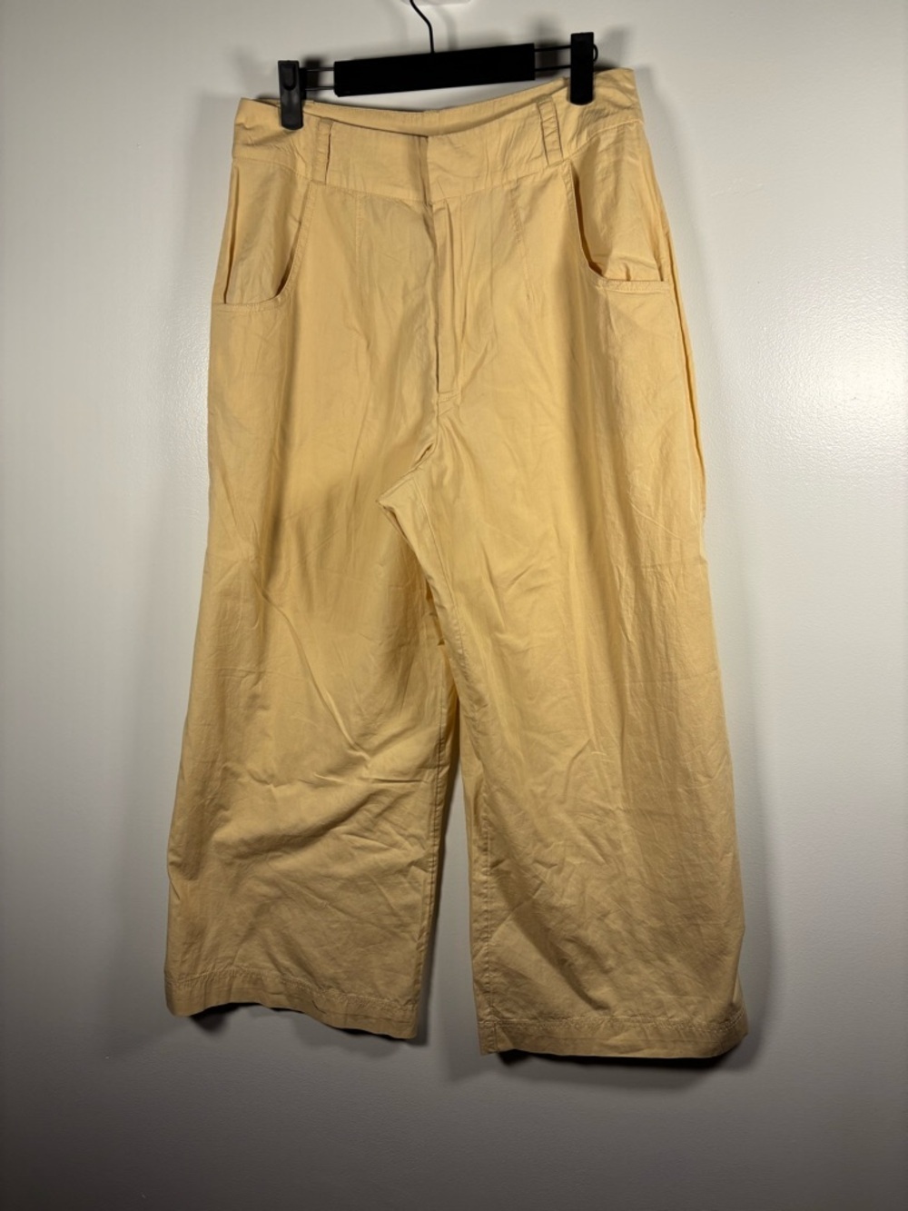 Brand new with tags! Free People Cream Wide Leg Pants - Picture 2 of 8